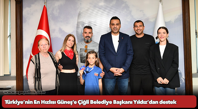 Türkiye’nin En Hızlısı Güneş’e Çiğli Belediye Başkanı Yıldız’dan destek