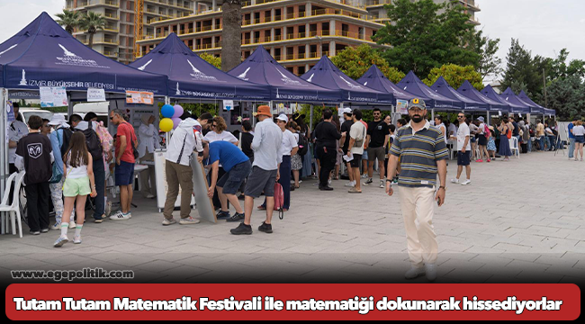 Tutam Tutam Matematik Festivali ile matematiği dokunarak hissediyorlar