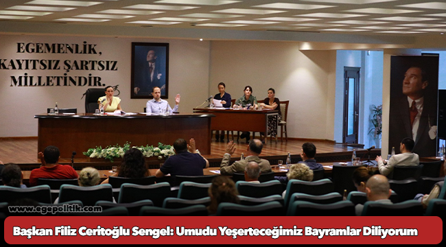 Başkan Filiz Ceritoğlu Sengel: Umudu Yeşerteceğimiz Bayramlar Diliyorum