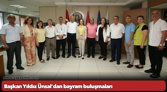 Başkan Yıldız Ünsal’dan bayram buluşmaları