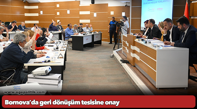 Bornova’da geri dönüşüm tesisine onay