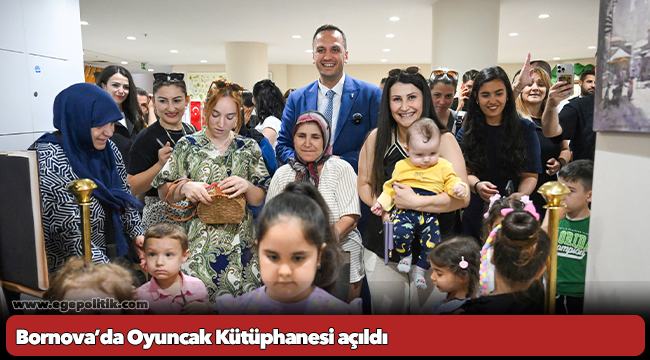 Bornova’da Oyuncak Kütüphanesi açıldı