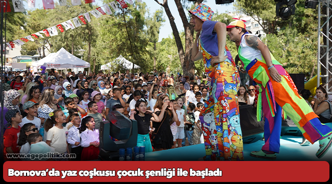 Bornova’da yaz coşkusu çocuk şenliği ile başladı