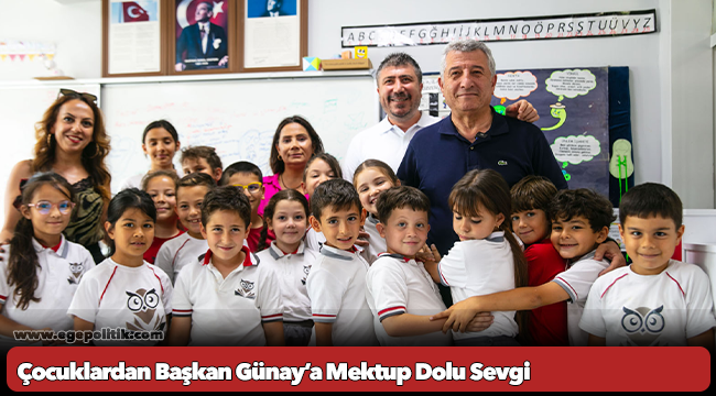 Çocuklardan Başkan Günay’a Mektup Dolu Sevgi
