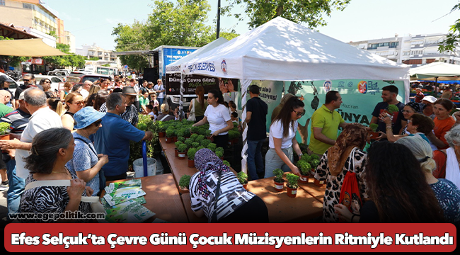 Efes Selçuk’ta Çevre Günü Çocuk Müzisyenlerin Ritmiyle Kutlandı