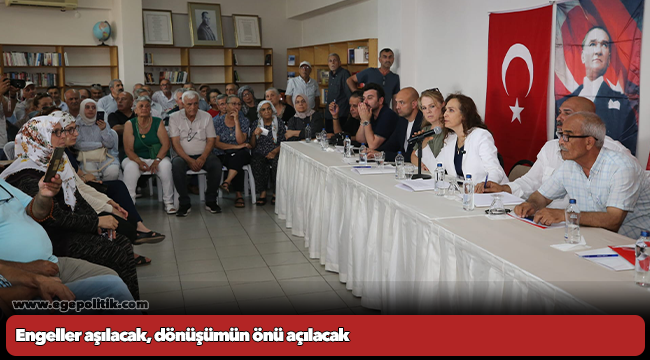 Engeller aşılacak, dönüşümün önü açılacak