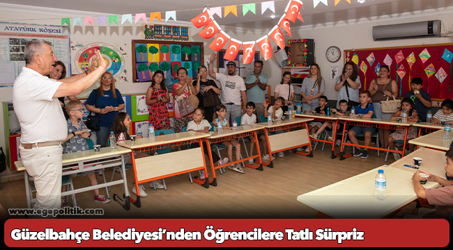 Güzelbahçe Belediyesi’nden Öğrencilere Tatlı Sürpriz