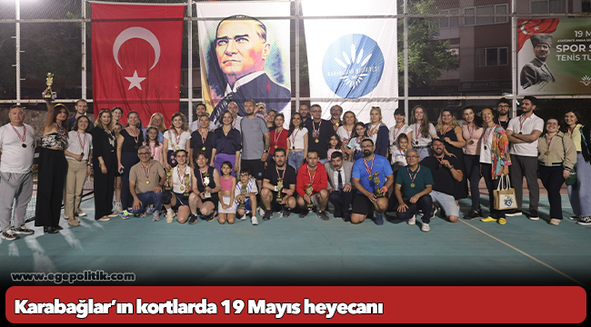 Karabağlar’ın kortlarda 19 Mayıs heyecanı