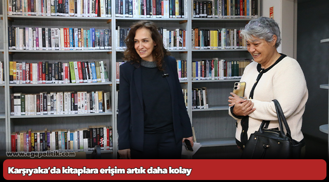 Karşıyaka’da kitaplara erişim artık daha kolay