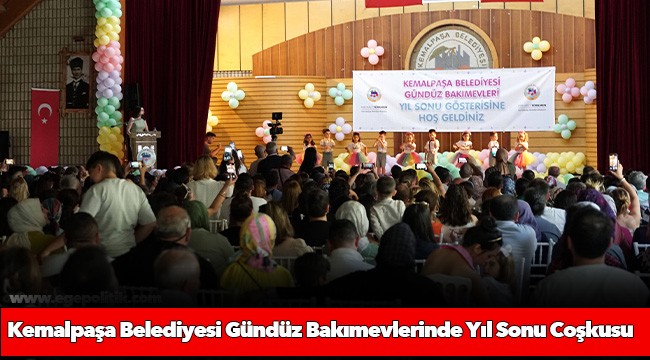 Kemalpaşa Belediyesi Gündüz Bakımevlerinde Yıl Sonu Coşkusu