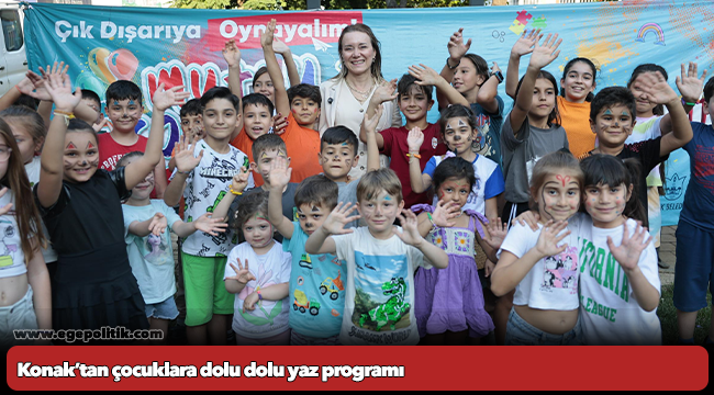 Konak’tan çocuklara dolu dolu yaz programı