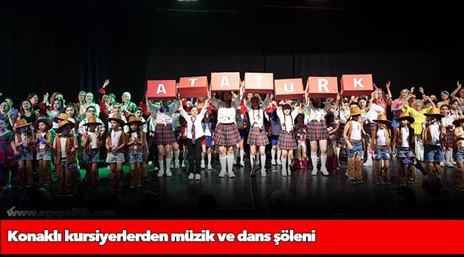 Konaklı kursiyerlerden müzik ve dans şöleni