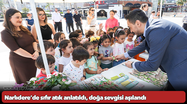 Narlıdere’de sıfır atık anlatıldı, doğa sevgisi aşılandı