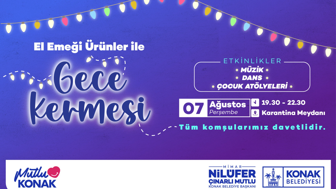 Konak’ta kadınların el emeği ‘Gece Kermesi’nde değerlenecek
