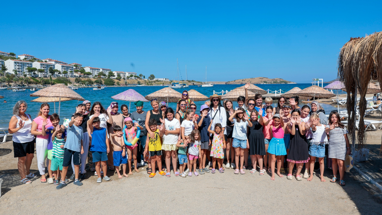 Konak’ta yaz okulu denizde final yaptı