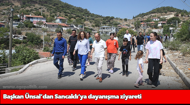 Başkan Ünsal’dan Sancaklı’ya dayanışma ziyareti