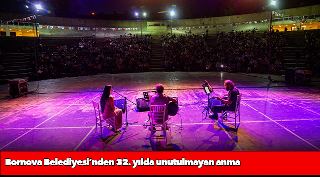 Bornova Belediyesi’nden 32. yılda unutulmayan anma