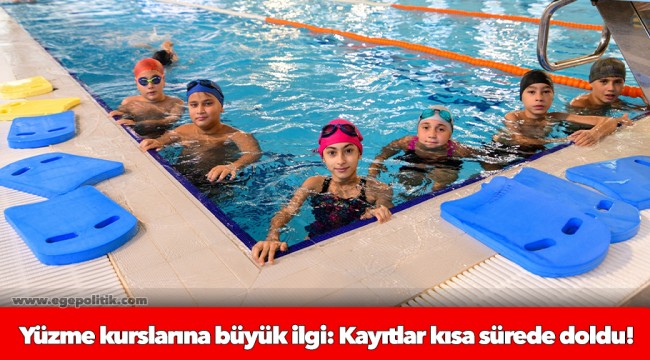 Bornova’da yazın ritmi yüzme havuzlarında atıyor