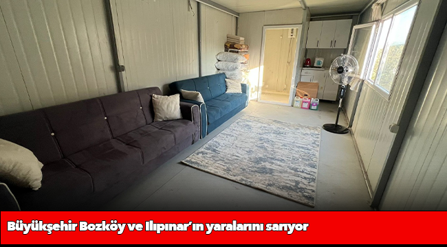 Büyükşehir Bozköy ve Ilıpınar’ın yaralarını sarıyor