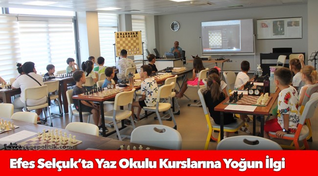 Efes Selçuk’ta Yaz Okulu Kurslarına Yoğun İlgi
