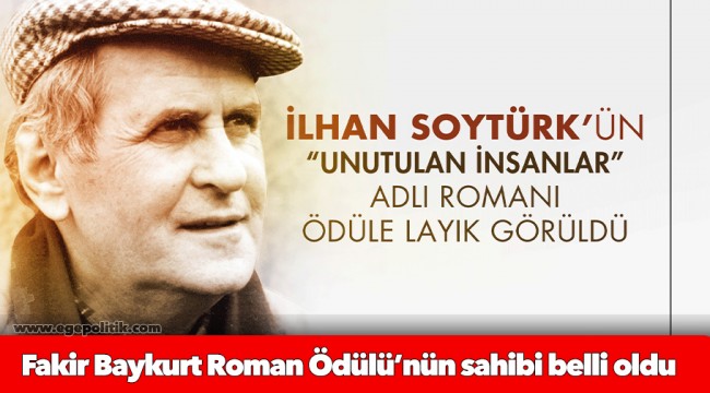 Fakir Baykurt Roman Ödülü’nün sahibi belli oldu