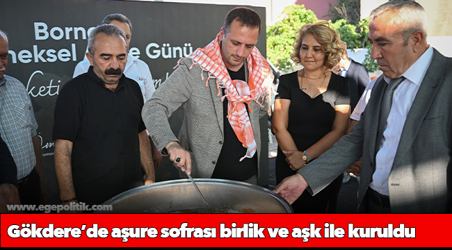 Gökdere’de aşure sofrası birlik ve aşk ile kuruldu
