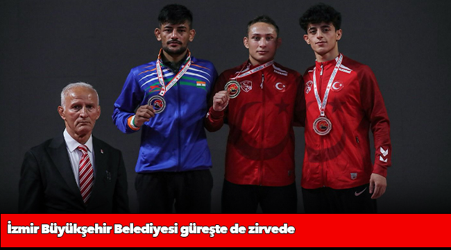 İzmir Büyükşehir Belediyesi güreşte de zirvede