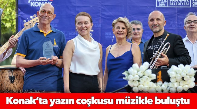 Konak’ta yazın coşkusu müzikle buluştu