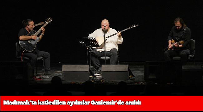 Madımak’ta katledilen aydınlar Gaziemir’de anıldı