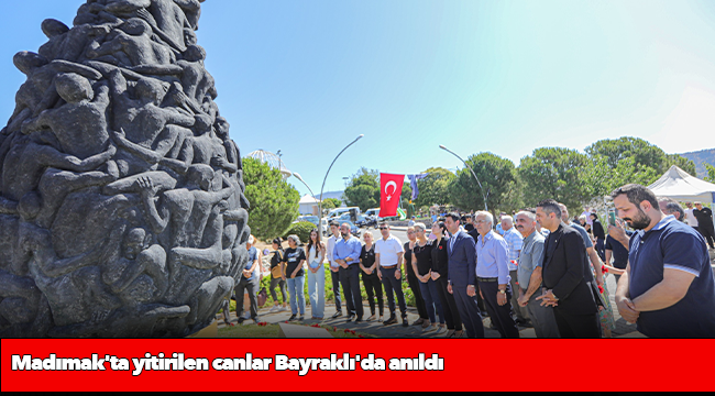 Madımak&#039;ta yitirilen canlar Bayraklı&#039;da anıldı