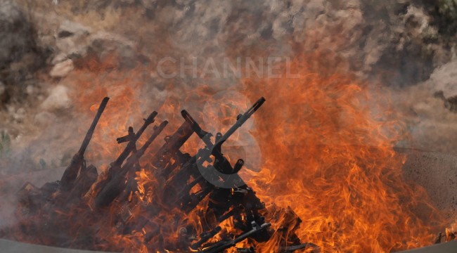 PKK silahları böyle yaktı! İlk görüntüler geldi