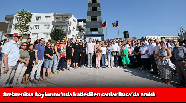 Srebrenitsa Soykırımı’nda katledilen canlar Buca’da anıldı