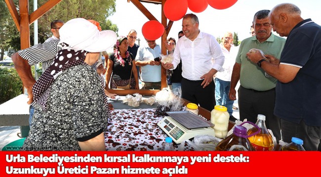 Urla Belediyesinden kırsal kalkınmaya yeni destek