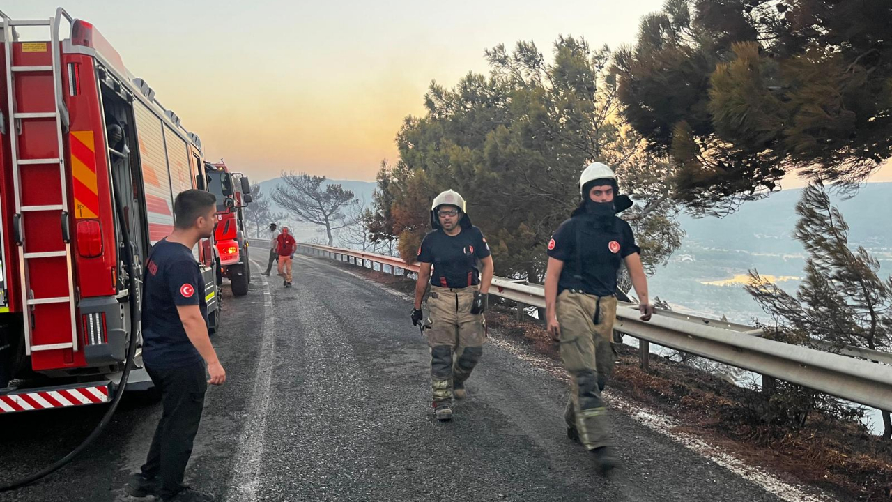 Urla yangını kontrol altına alındı