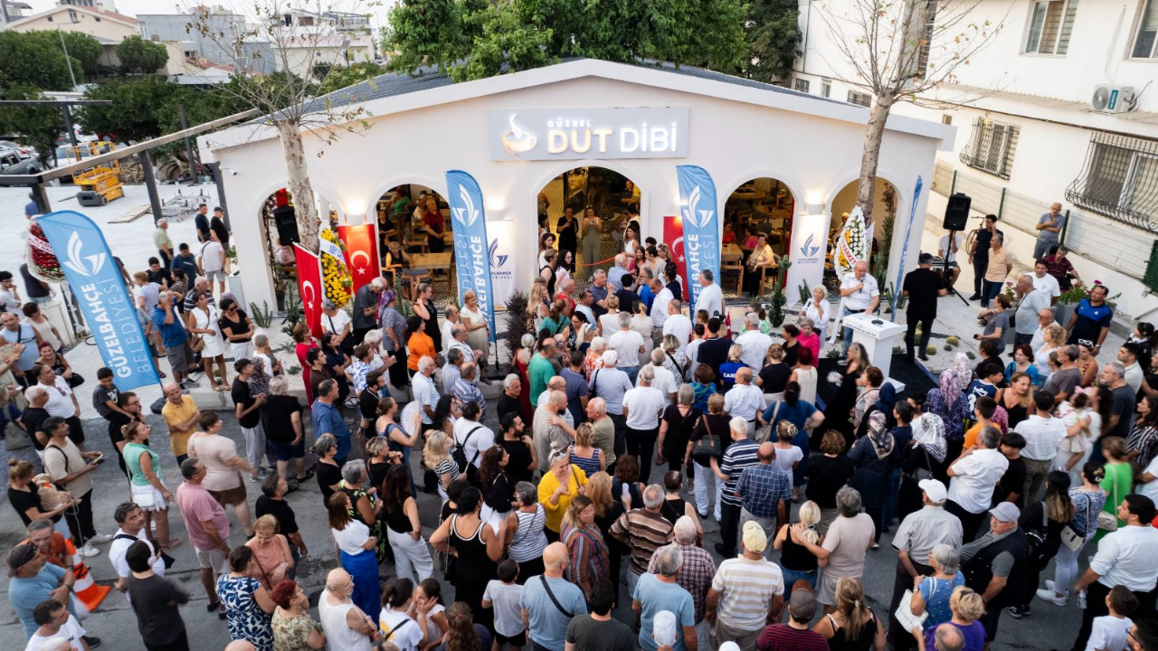 Güzelbahçe’de yeni bir sosyal yaşam alanı Güzbel Dut Dibi hizmete açıldı