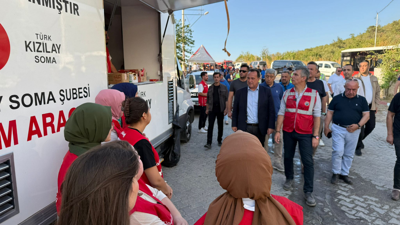 Başkan Dutlulu, Soma Yangınını Yerinde İnceledi