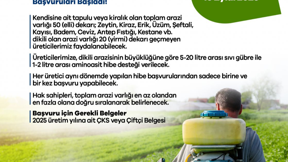 Manisa Büyükşehir Belediyesi’nden Üreticilere Büyük Destek