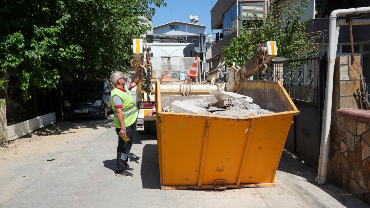 Gaziemir Belediyesi’nden moloz atıklarına çevreci çözüm