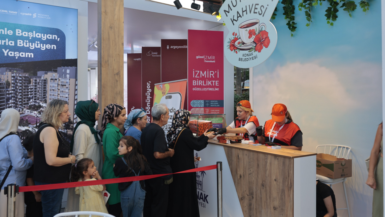 İzmir Fuarı’nda Konak standına yoğun ilgi