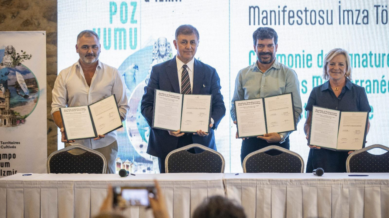 Akdeniz Kültür ve Ekoloji Kentleri Manifestosu imzalandı