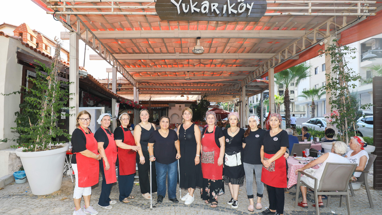 Narlıdereli kadınlar üretimde