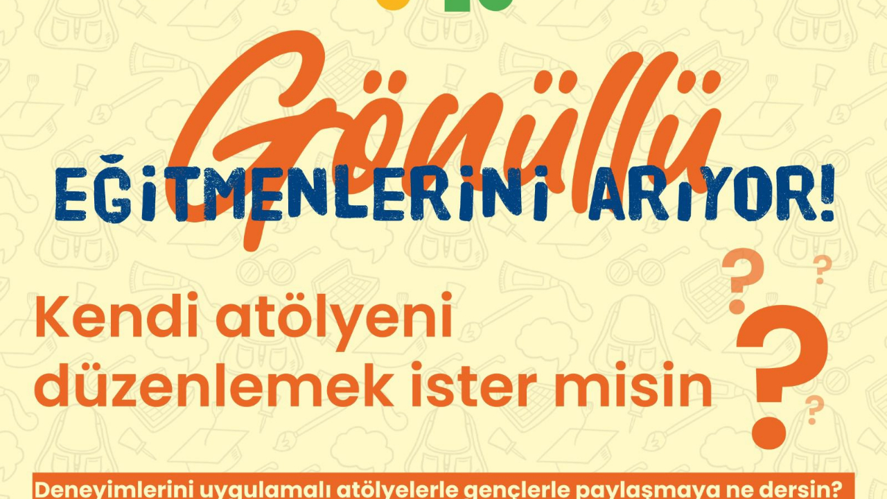 Genç İzmir gönüllü eğitmenlerini arıyor