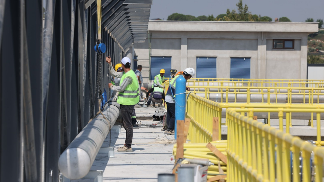 Torbalı Ayrancılar-Yazıbaşı Atıksu Arıtma Tesisi’nde sona geliniyor