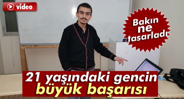 21 yaşındaki genç, yapay zeka tasarladı
