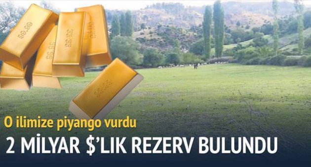 2 milyar $'lık rezerv bulundu