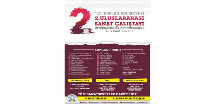 2. ULUSLARARASI SANAT ÇALIŞTAYI BAŞLIYOR