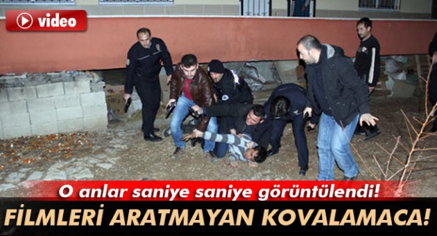37 suçtan aranan şahıs ile polis arasında kovalamaca