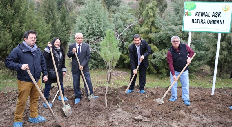 ''Kemal Aşk Hatıra Ormanı'' tesis edildi