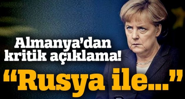 'DAEŞ ile mücadelede Rusya ile ittifaka girmeyeceğiz'