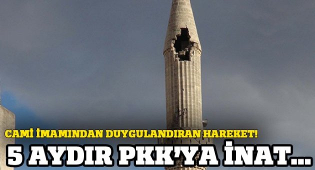 'Ezanlar susmasın' diye camisini terk etmedi